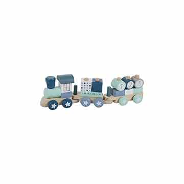 LITTLE DUTCH 4355 Holz-Eisenbahn mit Steck-Formen mixed stars mint by Little Dutch -