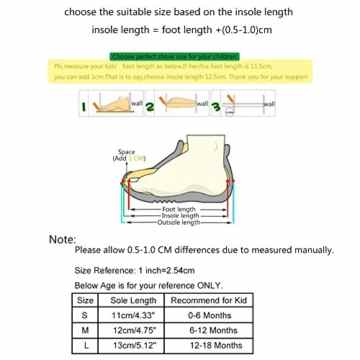 Luerme Babyschuhe Kleinkind Sandalen Rutschfest Weiche Sohle Schuhe PU Leder Wanderschuhe Krippeschuhe Sommerschuhe -