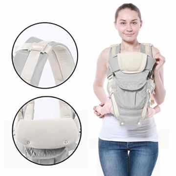 MAIKEHIGH Ergonomischen Babytrage für Kinder und Kleinkinder 3 Tragepositionen Einstellbare Baby Riemen Fördermaschine -