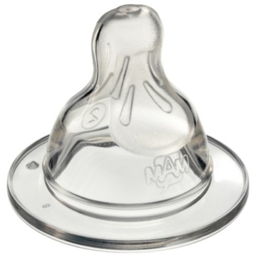 MAM Sauger, Silikon, Doppelpack, Anti-Colic Flaschensauger -