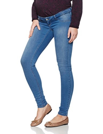 MAMALICIOUS Damen Umstandsjeans Mlella Skinny Lt Blue Jeans -