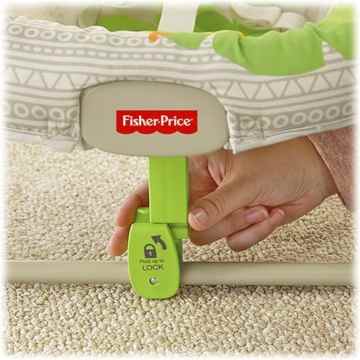 Mattel BGM57 – Fisher-Price Kompakt-Babyschaukelsitz -