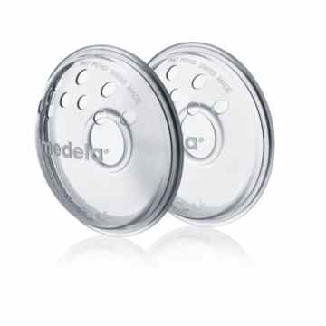 MEDELA Milchauffangschale 1 Paar – Weiche Silikonauflage für hohen Tragekomfort -