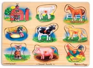 Melissa & Doug – 10268 – Tönendes Puzzle – Farm -