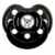 „metal-kid“ : Baby Schnuller (Schwarz) -