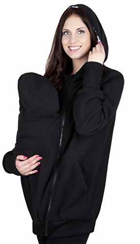 Mija – 3in1 Tragejacke, Umstandsjacke / Fleece Tragepullover für Tragetuch für Babytrage 4018A -
