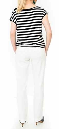 Mija – Leichte luftige Leinenhose für Schwangere mit Panel über Bauch / Umstandshose 9059 -