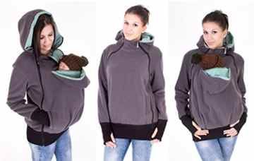 Milchshake – 3in1 Tragejacke – Fleece – „Trio“ – versch. Farben -