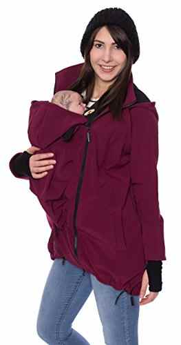 Milchshake – Softshelljacke mit Bauch- und Rückentragefunktion – „Bosco“ -