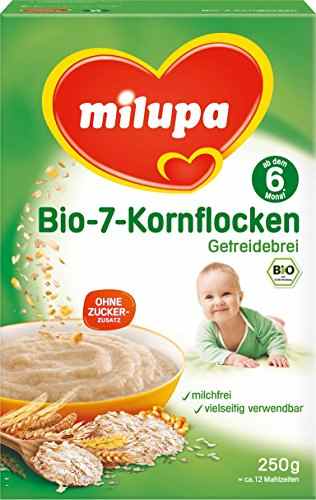 Milupa Bio-7-Kornflocken Getreidebrei ab dem 6. Monat -