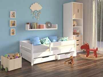 Möbel Concept – Kinderbett mit Matratze und Schubladen -