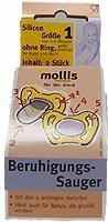 Mollis Silicon-Beruhigungsauger Gr. 1 ohne Ring 2 Stk -