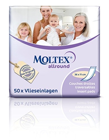 MOLTEX allround Hygiene Einlagen 50er 36x11cm Inkontinenzeinlagen Damen u Herren -