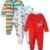 Mothercare Baby-Jungen Schlafstrampler Boys 3pk Dino Sleepsuit -