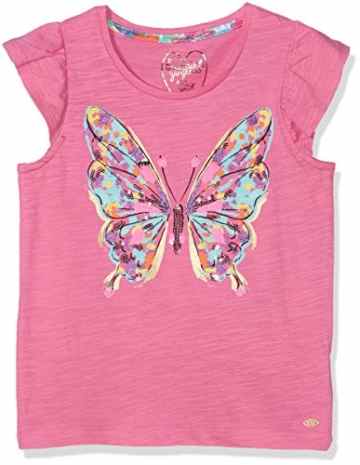 Mothercare Baby-Mädchen T-Shirt Jg Glam Ss Sequin Butterfly Tee (Pink) -
