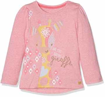 Mothercare Baby-Mädchen T-Shirt Mg Safari Pink Ls Giraffe Tee -