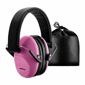 Mpow® Kids Ear Defenders, NRR 25dB/SNR 29dB Kinder Gehörschutz Ohrenschützer, gehörschutzes für Konzert oder Feuerwerk, verstellbare Kopfbügel Gehörschutz für Kinder, Rosa -