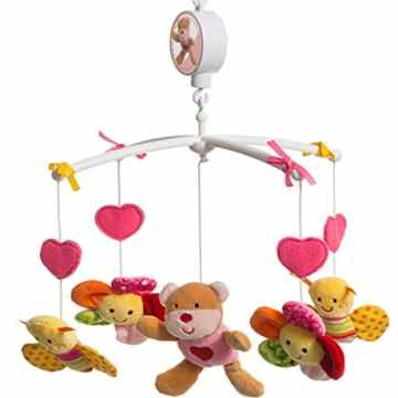 Musikmobile (Modell: BÄR) Baby Mobile (MIT SPIELUHR) Einschlafhilfe -