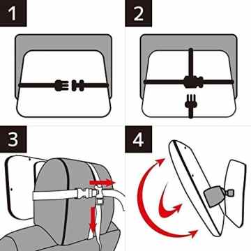 myarmor Baby Auto Rear View Rücksitz Spiegel für Rücksitz Reboarder Infant in Sicht -