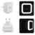 Nachtlicht, FIDEA night Licht 0.5W Plug in LED Nachtlicht Lampe mit Sensor, mit automatischer Dämmerung bis Dämmerung Lichtsensor, weiß, 4er Pack (Platz) -