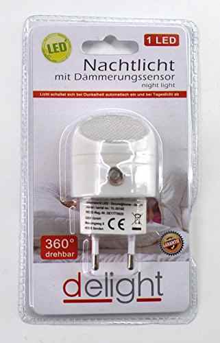Nachtlicht mit Dämmerungs-Sensor Orientierungslicht Sensor Lampe Nachtlampe -