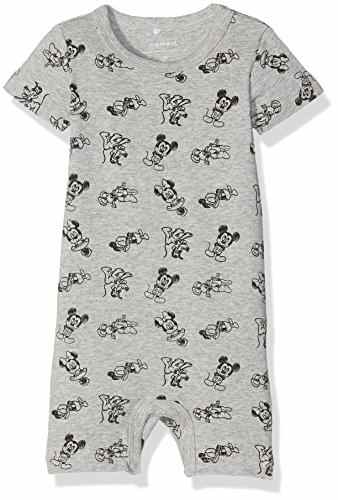 NAME IT Unisex Baby Strampler Nitmickey Rene Ss Bodysuit Mznb Wdi -