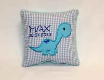 Namenskissen – Taufkissen MAX mit Wunschname -