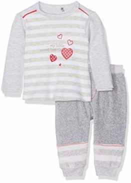 natubini Baby-Mädchen Bekleidungsset Set aus Hose und Langarmshirt Bio-Baumwolle