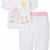 natubini Baby-Mädchen Bekleidungsset Set aus Hose und T-Shirt Bio-Baumwolle