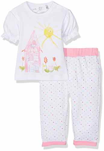 natubini Baby-Mädchen Bekleidungsset Set aus Hose und T-Shirt Bio-Baumwolle