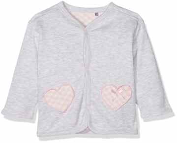 natubini Baby-Mädchen Strickjacke Sweatshirtjacke Mädl Bio-Baumwolle