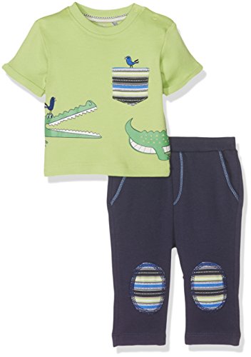 natubini Baby-Jungen Bekleidungsset Set aus Hose und T-Shirt Bio-Baumwolle -