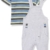 natubini Baby-Jungen Bekleidungsset Set aus Latzhose und T-Shirt Bio-Baumwolle -