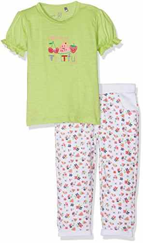 natubini Baby-Mädchen Bekleidungsset Set aus Hose und T-Shirt Bio-Baumwolle -