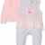 natubini Baby-Mädchen Strampler mit Langarmshirt Mädl Bio-Baumwolle -