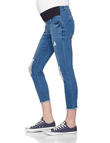New Look Maternity Damen Umstands Jeans Underbump Riped Bowie Authentic -