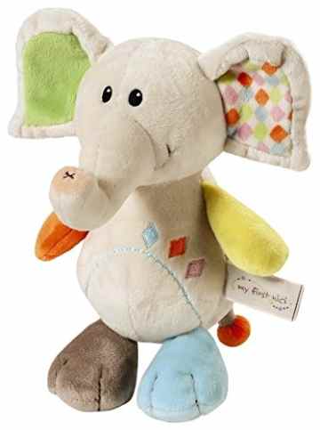 Nici 39703 Schmusetier Elefant Dundi, 25 cm -