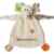 Nici 40038 Schmusetuch Elefant, Botschaft und Bildmotiv gestickt, „Wunschkind“, 25 x 25 cm -