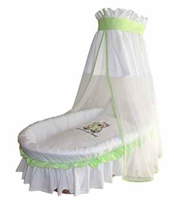 Niuxen Stubenwagenset Lovely Bear 7- tlg. mit Variante -