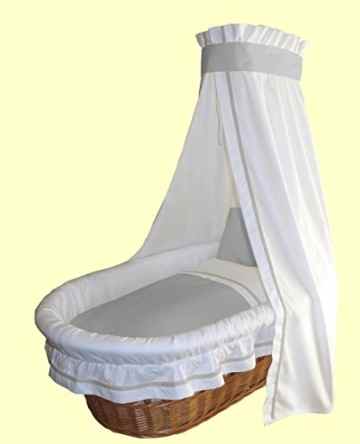 Niuxen Stubenwagenset Wicki 7- tlg. mit Farbauswahl -