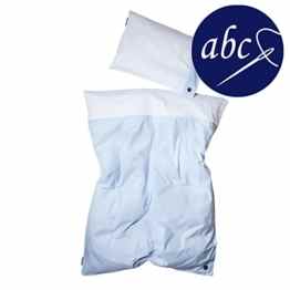 nordic coast Hochwertige Kinderbettwäsche 2 tlg. 100 x 135 cm hergestellt aus 100% Oeko-Tex Baumwolle