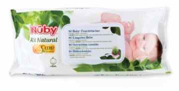Nuby All Natural Baby-Feuchttücher (Doppelpack) -