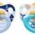NUK 10171081 Happy Kids Latex – Schnuller mit Ring, kiefergerecht -