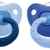 NUK 10175113 Fashion Silikon-Schnuller mit Ring, kiefergerechte Form, BPA frei, 2 Stück, Girl -