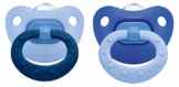 NUK 10176116 Fashion Silikon-Schnuller mit Ring, kiefergerechte Form, BPA frei, 2 Stück, Girl -