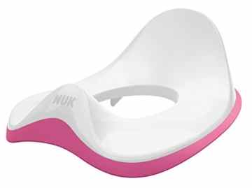 NUK 10256367 WC Trainer, Toiletten-Sitz für Kinder mit Spritzschutz, beere -