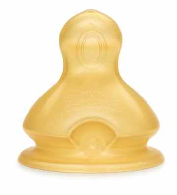 NUK First Choice+ Latex-Trinksauger, für ein natürliches Trinkgefühl, kiefergerechte Form, Größe 1, 0-6 Monate, 2 Stück -