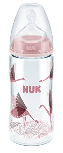 NUK First Choice Plus Babyflasche aus Polyamid mit Silikon-Trinksauger, BPA frei -