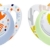 NUK Genius Color Latex-Schnuller, Zahnschonend, Kiefergerechte Form, BPA frei -