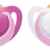 NUK Genius Latex-Schnuller, kiefergerechte, Form, BPA frei, 2 Stück -